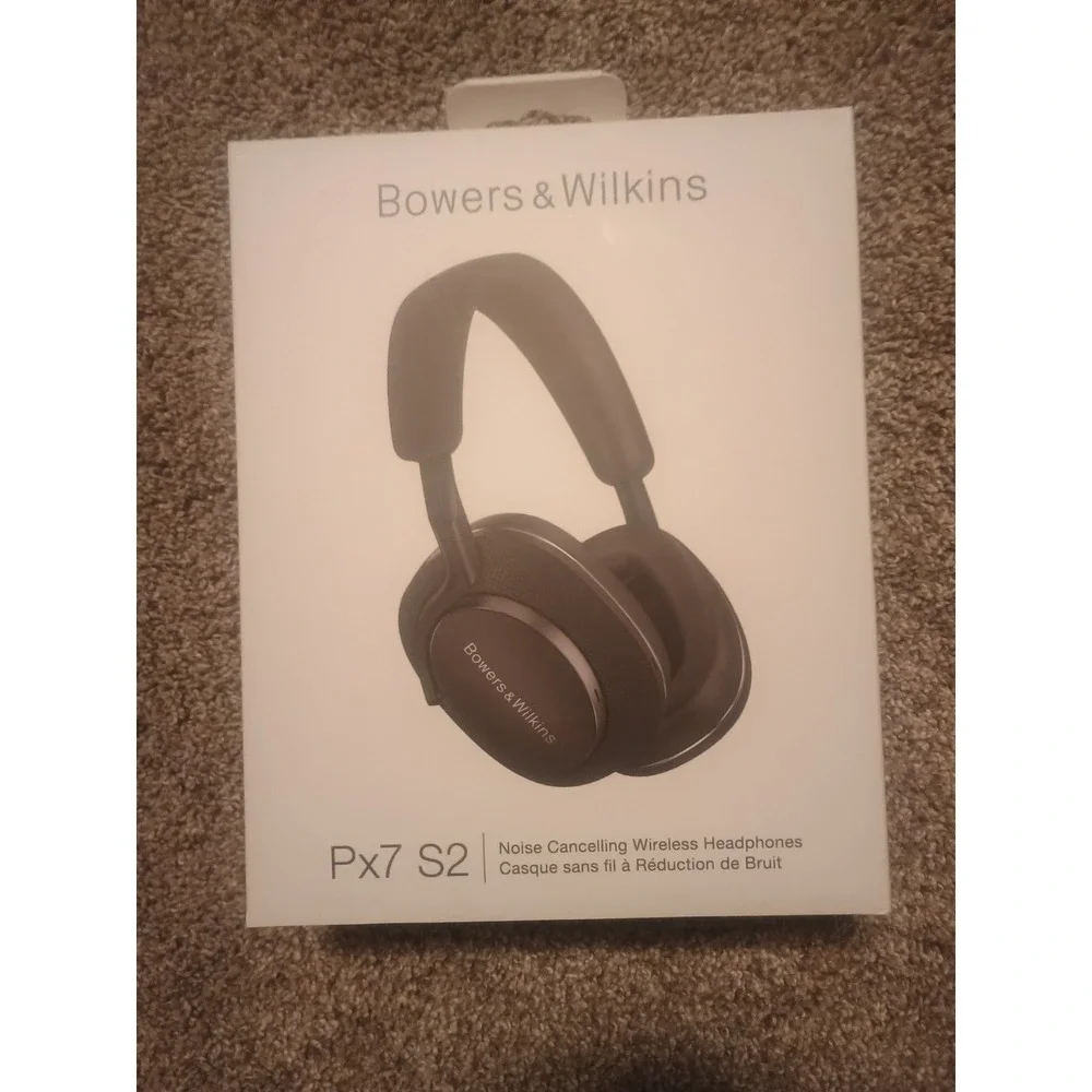 Bowers & Wilkins PX7 S2 Noise-Cancelling Wireless Headphones Black Recertified